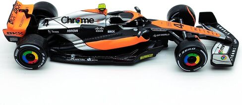 JODIYAAH Bburago P2 British GP Mclaren 2023 F1 MCL60 4# Lando Norris Formula Racing Alloy Car Diecast Model (MCL60 4#) in Kuwait