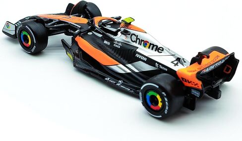 JODIYAAH Bburago P2 British GP Mclaren 2023 F1 MCL60 4# Lando Norris Formula Racing Alloy Car Diecast Model (MCL60 4#) in Kuwait