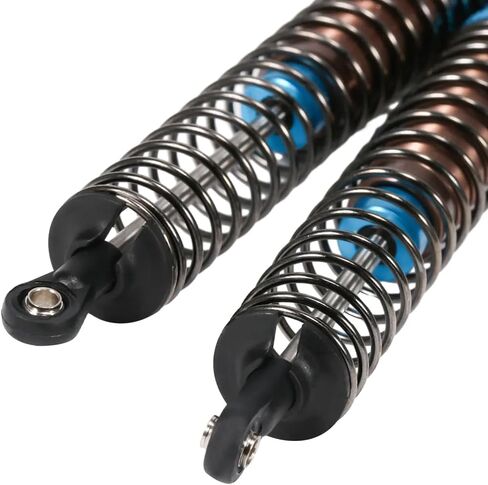 AMK RC Shocks 4pcs Oil Leakproof 1/10 RC Shocks 52mm-120mm for 1/10 RC Buggy Truggy On Road Touring Drift Cars Monster Trucks Upgrade Parts (1/10 RC Shocks 100mm Bule) in Saudi Arabia