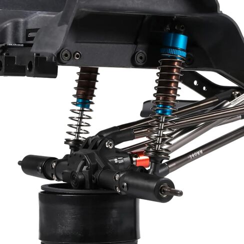 AMK RC Shocks 4pcs Oil Leakproof 1/10 RC Shocks 52mm-120mm for 1/10 RC Buggy Truggy On Road Touring Drift Cars Monster Trucks Upgrade Parts (1/10 RC Shocks 100mm Bule) in Saudi Arabia