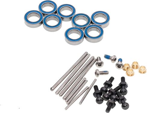 مجموعة برج الصدمات لحامل الأذرع المصنوعة من خليط معدني وكتلة التوجيه لـ Traxxas 1/18 LaTrax Teton Desert Prerunner-يستبدل الجزء 7630 7532 7552X in Kuwait