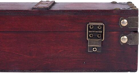 Witch Wizard Handcrafted Wood Magic Wand Box, 18 inch, Midnight Black in Kuwait