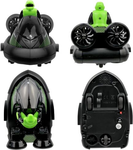 Click N' Play Set of 2 Remote Control Bumper Cars, Stunt RC Battle Cars with Drivers, Toy Game for Boys & Girls Ages 6+, Black Red in Kuwait