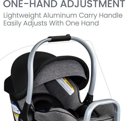 مقعد السيارة للرضع من بريتاكس ويلو SC، مقعد السيارة المواجه للخلف مع قاعدة جبال الألب، تقنية ClickTight، نظام الحجم الصحيح، Pindot Onyx in Kuwait