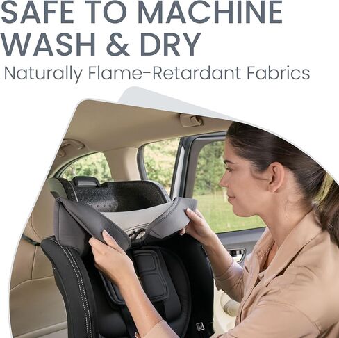 Britax Poplar Convertible Car Seat, Slim 17" Design — Stone Onyx | 2-in-1 Car Seat, Extended Rear Facing Up to 50 lbs; Slim Car Seat, Easy Installation With ClickTight, SafeWash Fabrics in Saudi Arabia