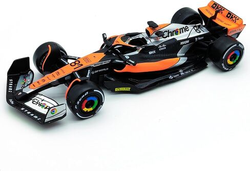 JODIYAAH Bburago P2 British GP Mclaren 2023 F1 MCL60 81# أوسكار بياستري فورمولا ريسينغ سبيكة سيارة دييكاست موديل (MCL60 81#) in Kuwait