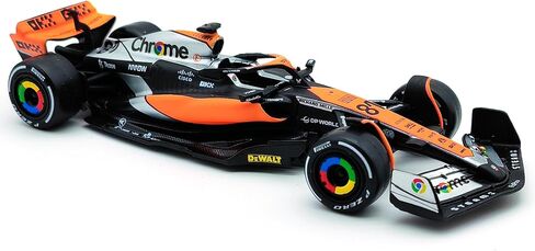 JODIYAAH Bburago P2 British GP Mclaren 2023 F1 MCL60 81# أوسكار بياستري فورمولا ريسينغ سبيكة سيارة دييكاست موديل (MCL60 81#) in Kuwait