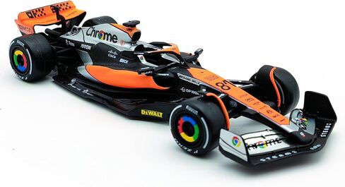 JODIYAAH Bburago P2 British GP Mclaren 2023 F1 MCL60 81# أوسكار بياستري فورمولا ريسينغ سبيكة سيارة دييكاست موديل (MCL60 81#) in Kuwait