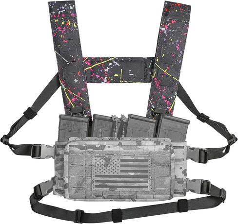 Multi-Mission Laser-Cut Shoulder Strap H-Harness for Chest Rig Compatible w/Spiritus Systems MK4/MK5 Haley Strategic in Saudi Arabia