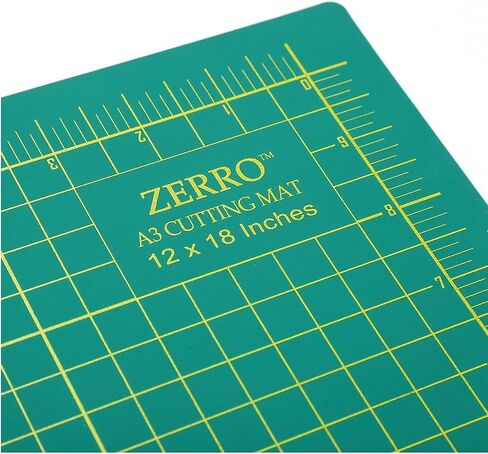 حصيرة قطع ZERRO ذاتية الشفاء احترافية مزدوجة الجوانب سميكة 5 طبقات مع إمبراطوري/متري 18 بوصة × 24 بوصة (A2) in Saudi Arabia