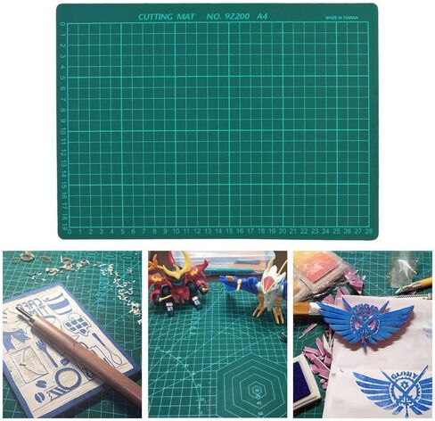 Cutting Mat, Stationary A3 Cutting Mat with Anti-Skid Design Cutting(A4 Single-Sided Green) in Kuwait