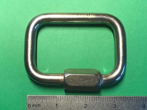 US Stainless Stainless Steel 316 Square Quick Link 3/8" (10mm) Marine Grade in Saudi Arabia