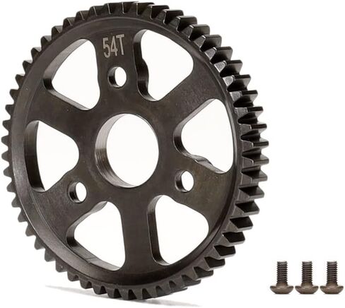 هاردن ستيل 50T 52T 54T M0.8 Spur ترس رئيسي لـ Traxxas 1/10 Slash Stampede RUSTLER 4x4 6842 (50T) in Kuwait