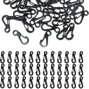 36Pcs Mini Carabiner Clip 1 Inch Small Carabiner Clips Metal Tiny Spring Snap Hook Quick Release Carabiner Keychain Clip for Camera Strap Backpack Keychains Accessories