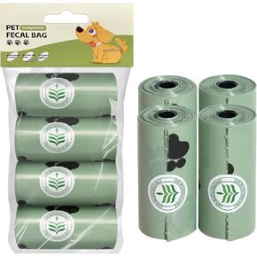 Poop Bags for Dogs, Dog Poop Bags Rolls and Small Trash Bags for Waste Cleanup, Extra Thick Doggie Poop Bags for Dog Pooper Scooper Scented Dog Waste Bags for Outdoor Puppy Walking and Travel 60 Count
