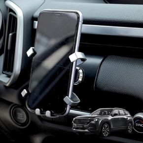 Compatible with Mazda CX50 Phone Holder for Mazda cx50 Modification Parts car Dedicated to The CX50 Navigation Rack Decorative Parts (Balck)