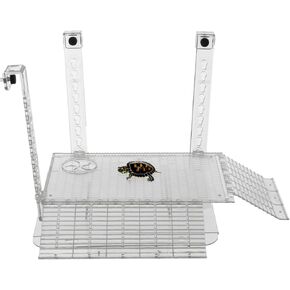 Turtle Basking Platform, Turtle Platform with Screwless Installation, Hanging Turtle Ramp for Turtle Fish Tank Aquarium