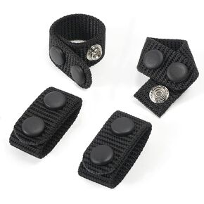 Tactical Duty Belt Keeper, Nylon Double Snaps for 1.5"/1.75"/ 2"/2.25" Wide Military Equipment Fixing Security Belt