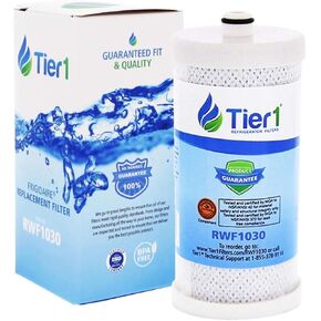 Tier1 WF1CB Refrigerator Water Filter 3-pk | Replacement for Frigidaire PureSource WFCB, RG100, WF284, NGRG-2000, Kenmore 469906, 469910, 9910, Fridge Filter