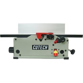 Cutech 40180HB 8-Inch Spiral Cutterhead Benchtop Jointer with 16 Tungsten Carbide Inserts and Teflon Coated Extendable Tables