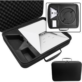 Starlink Mini Portable Hard Case fits Starlink Mini Dish Kit Kickstand Pipe Adapter Power Supply and Accessories Storage Case Compact Bag Water Resistant Travel Case