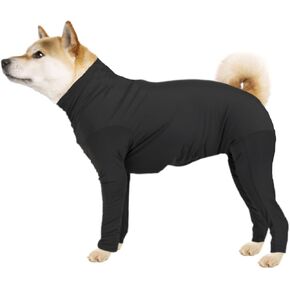 Hamiledyi Dog Onesie Anti-Licking Dog Bodysuit Spay Surgical Recovery Suit for Dogs Pet Cone Alternative After Surgery Dog Shedding Suit for Female Male Neuter Dogs Claming Pajamas (Blue, X-Large)