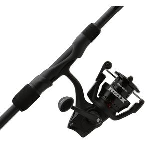 Abu Garcia 6'6" Max SX Spinning Reel and Fishing Rod Combo, Size 3000 Reel, 7 Stainless Steel Ball Bearings, Smooth Oil Felt Front Drag System, 24 Ton Graphite Rod Blank