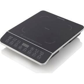 Zavor Onyx Induction Cooktop, Electric Burner with 8 Quick Launch Buttons, Energy-Efficient Burners for Cooking up to 50% Faster, Cool Touch Surface, Safety Lock, Slanted Panel, 180 Minutes Timer
