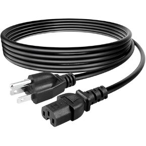 AC Power Cord 3 Prong for Instant Pot Electric Pressure Cooker, Power Quick Pot, Rice Cooker, Smart Power Cooker, Soy Milk Maker and More Kitchen Appliance Replacement Cable 3.3 Ft
