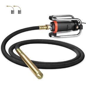 Seeutek Hand Held Electric Concrete Vibrator Motor 1500W 16000 RPM Portable Construction Insertion Vibrator Remove Air Bubbles and Level Concrete with 4.5 M (14-3/4feet) Long Shaft