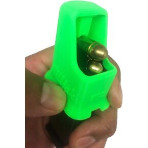 Magazine Speed Loader Designed to fit Smith & Wesson Bodyguard 2.0, Quickie Loader (Neon Green)