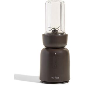 Our Place Splendor Blender - 1000W High-Power | Ultra-Sharp Blades | 2 Blending Modes | Includes 25 oz Personal Cup and Drinking Lid Set | Smoothies, Shakes & More | Char