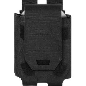 MoKo Handcuff Holder, Molle Handcuff Case Fits Multiple Cuffs, Handcuff Pouch for Duty Belt, Tactical Vest, Quick Release Handcuff Bag Law Enforcement
