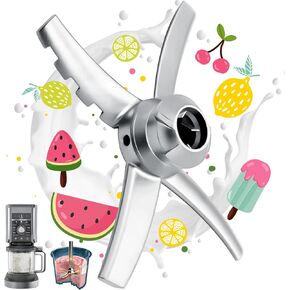 Replacement Paddle Blade Compatible with Ninja Deluxe NC500 NC501 Series Ice Cream Makers, Mixing Blade Paddle Replacement for Ninja Creami NC500C NC501C CN501CO NC501H, Stainless Steel