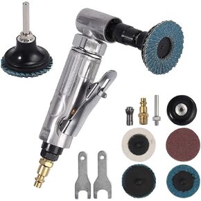 EYPINS Air ‎Right Angle Die Grinder 1/4" 90 Degree Heavy Duty 20,000 RPM Compressed Sander Polisher Tool for Contour Grinding, Polishing, Milling