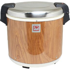 Thunder Group SEJ21000 Wood Grain 50 كوب (غير مطبوخ) 100 كوب (مطبوخ) جهاز تسخين الأرز