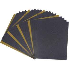 20 PCS Sandpaper Sheets 400 Grit Waterproof Sand Paper Abrasive 9 x 11 Inch Silicon Carbide Arbitrary Shape Cropping for Wood Drywall Metal Resin Polishing Grinding Automotive Sanding by MAXMAN
