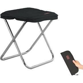 Camping Stool，Portable Foldable Stool, Lightweight Zip Packed Stool ，Aluminum Alloy Convenient for Travel Chair for Camping，Fishing Hiking，BBQ，Wait in Line， 300 LBS Load (Gold Color)