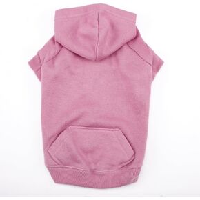 Basic Hoodie for Dogs, 12" Small, Pink