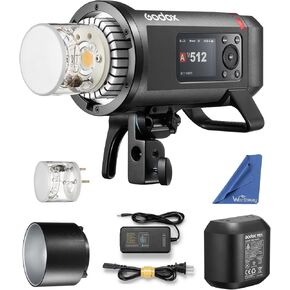 Godox AD600 Pro AD600Pro II 600Ws Outdoor Flash - 40W Bi-Color Modeling Light,TFT Color Screen,16 Groups with Color Identification,One-Tap Sync with Godox X3 Trigger(Godox AD600BM AD600 Pro Upgraded)