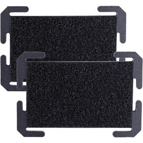 Patch Board Molle Patches Panel, 2 Pack Patch Display Board Rigid Hook and Loop, Name Patch Display Holder Tactical Backpack Accessories