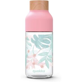 Quokka Ice - Palm Springs 570 ML| Reusable Tritan Water Bottle - BPA & Eco-Friendly | Wide mouth for ice cubes an Leak Proof in Kuwait