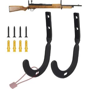 2 PCS Gun Rack Hook for Gun Safe Shelf Gun Safe Accessory, Gun Hanger Pistol Organizer for Display