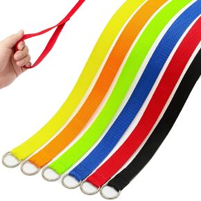 Slip Lead Leash for Dogs, 6 Pack Dog Slip Lead Leashes for Pet Walking Training Rescues Grooming, 6 FT Short Dog Leash for Small Medium Large Dogs Puppy Cats