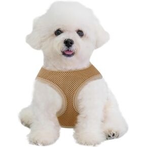 MoNiBloom Dog Harness for Small Sized Dog, Soft Puppy Padded Vest for Walking, Running, Training - Black, M in Kuwait