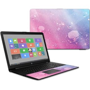 MightySkins Glossy Glitter Skin for HP 17t Laptop 17.3" (2017) - Pink Diamond | Protective, Durable High-Gloss Glitter Finish | Easy to Apply, Remove, and Change Styles | Made in The USA