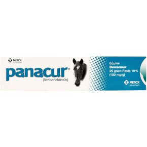 (3 Pack) PANACUR Dewormer Horse Paste 10%, 100mg Each