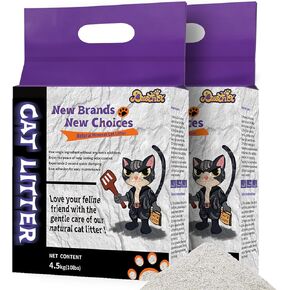 Natural Mineral Cat Litter Hard Clumping, Superior Odor Control, Unscented & Natural Lngredients,Dust Free Kitty Litter Clumping (20, Pounds)