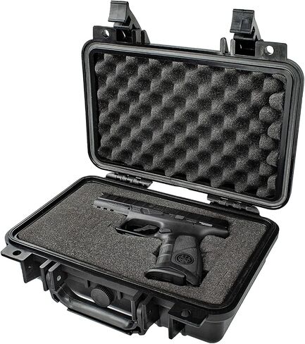 Eylar Tactical Hard Gun Case Water & Shock Proof With Foam TSA Approved 11.6 Inch 8.3 Inch 3.8 Inch in Kuwait