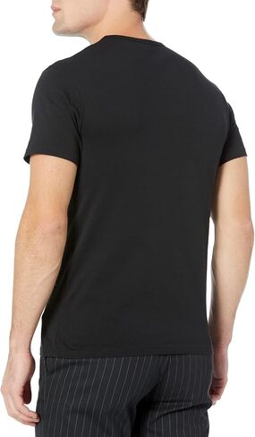Emporio Armani Men's 2 Pack Pure Cotton Eagle Logo Regular Fit T-Shirt in Saudi Arabia